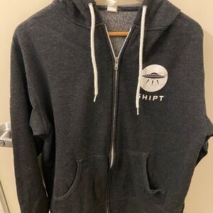 Shipt Black Zip-Up Hoodie